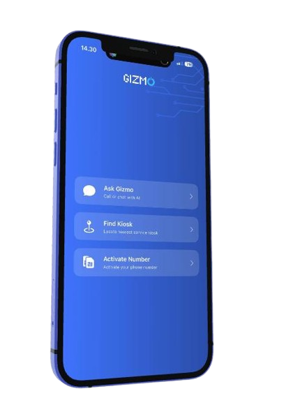Gizmo Kiosk iOS app